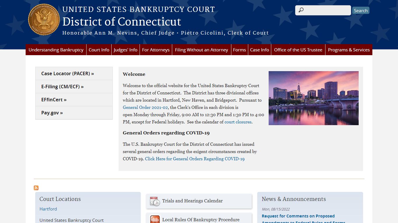 District of Connecticut | United States Bankruptcy Court